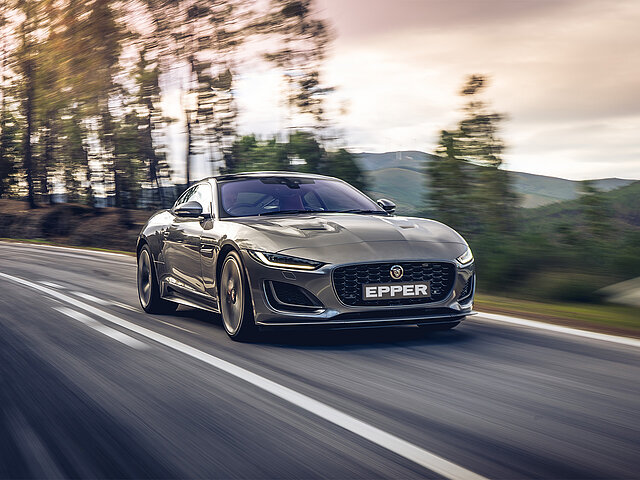 Der Jaguar F-Type von der Seite