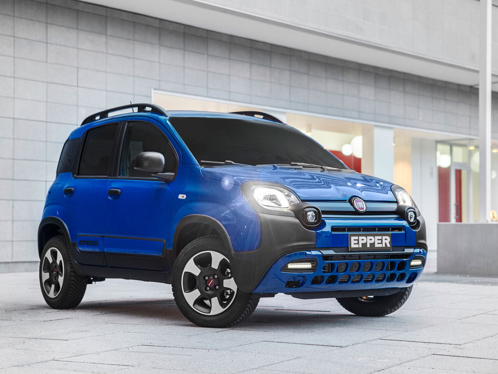 Der neue Fiat Panda von der Seite