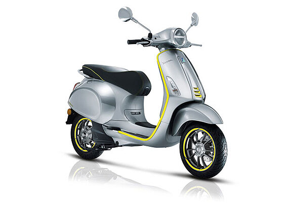 Vespa Elettrica Gialla