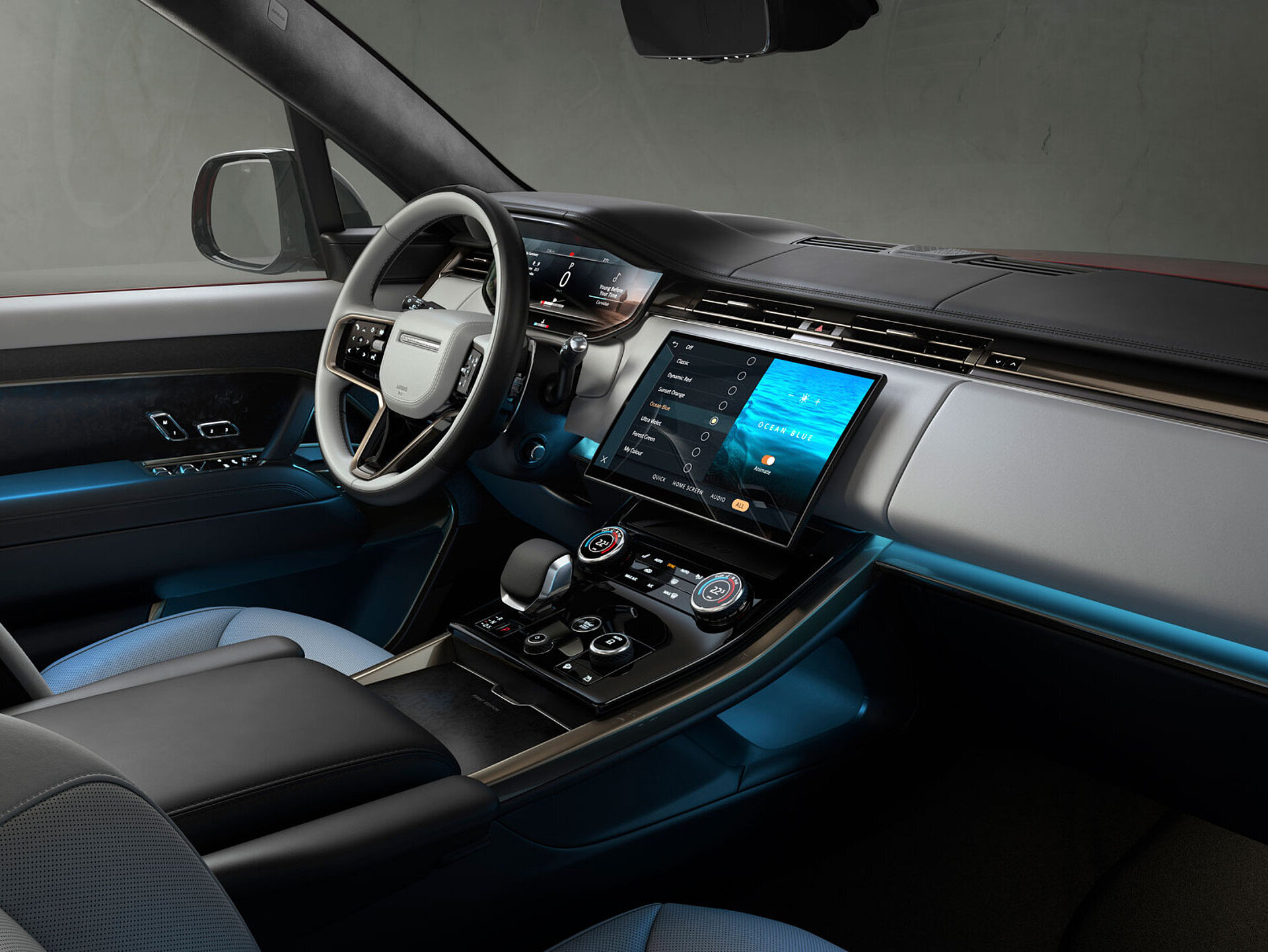 Das neue Interieur vom neuen Range Rover Sport Das neue Interieur vom neuen Range Rover Sport