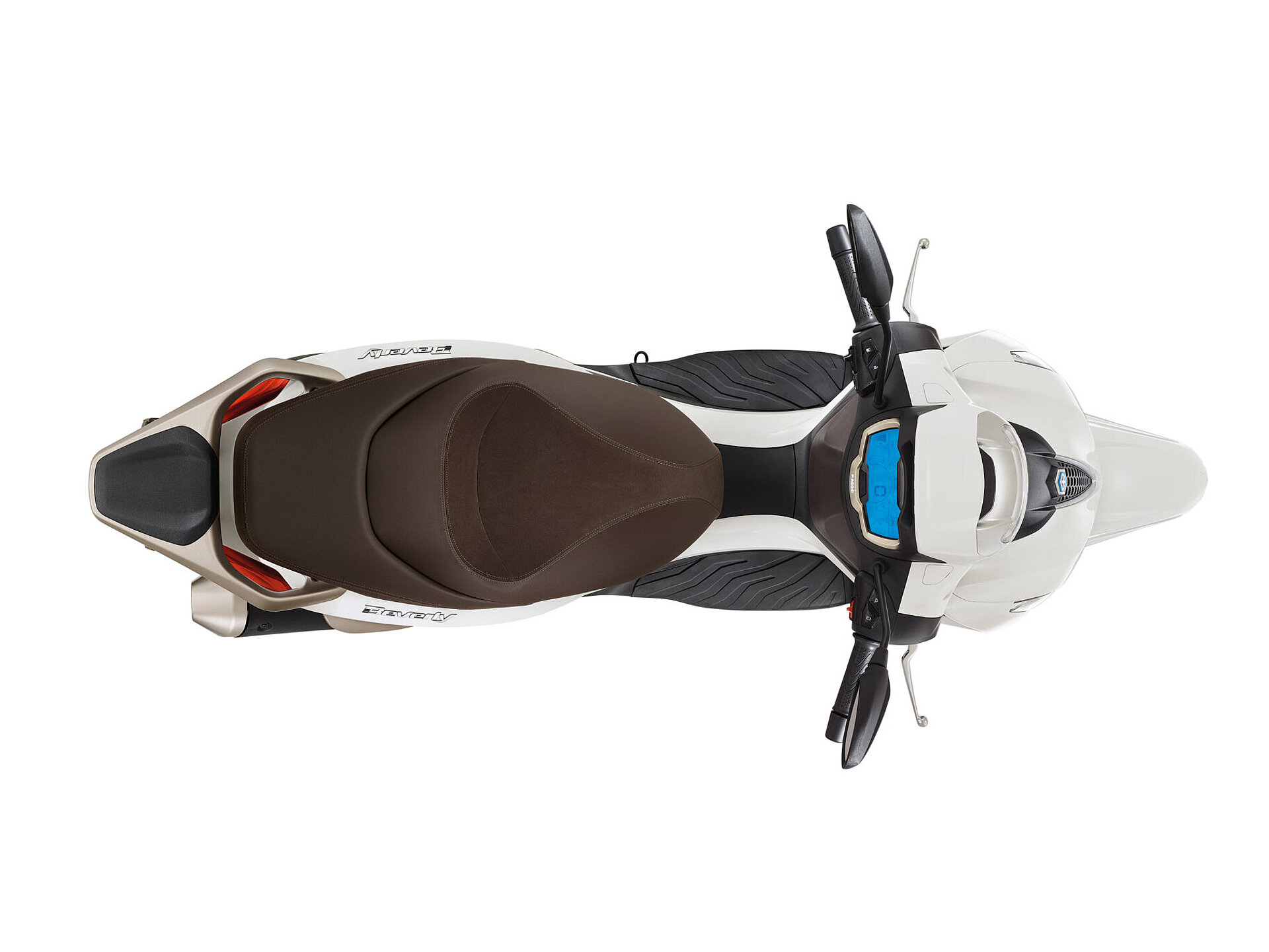 Die neue Piaggio Beverly 300 von oben