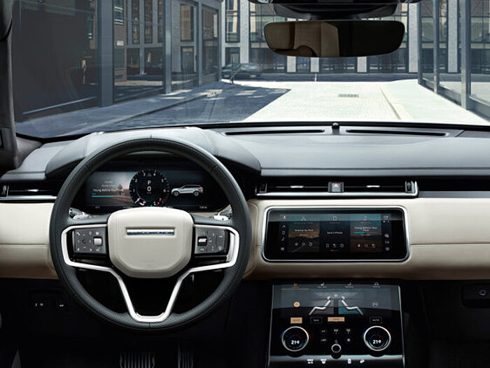 Das neue Interior vom neuen Range Rover Velar