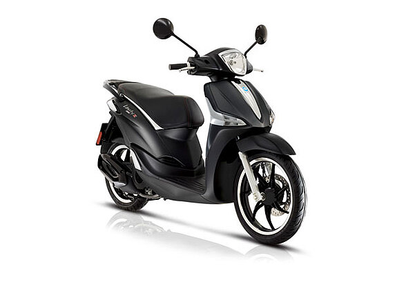Das neue Piaggio Liberty 125 ABS in schwarz