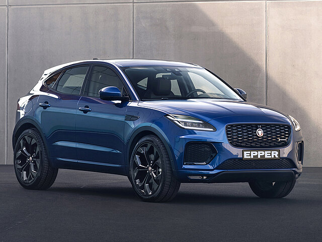 Der neue Jaguar E-Pace von der Seitenansicht