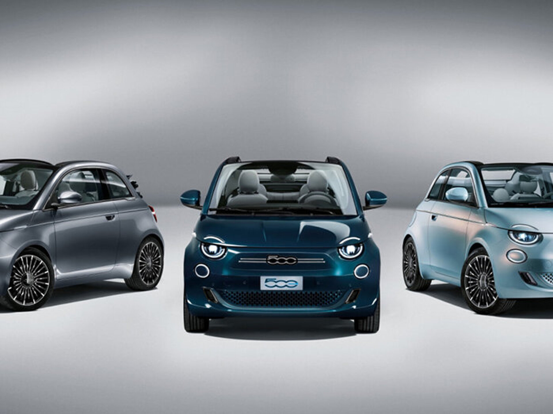 Farbvariationen Fiat 500 "La Prima"
