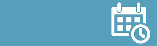 Kalender auf Blauem Hintergrund
